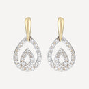 Boucles D'Oreilles "Josephina" D0,13/34 - Or Jaune 375/1000