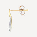 Boucles D'Oreilles "Josephina" D0,13/34 - Or Jaune 375/1000