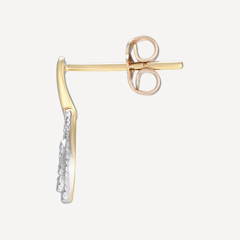 Boucles D'Oreilles "Josephina" D0,13/34 - Or Jaune 375/1000