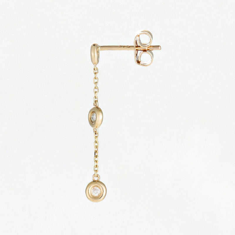 Boucles "Mei" D0,10/6 - Or Jaune 375/1000