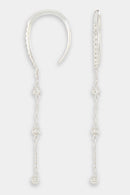 Boucles D'Oreilles "Créoles Sunshine" D0,12/24 - Or Blanc 375/1000