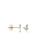 Earrings D0.03/8 - 375/1000 Yellow Gold