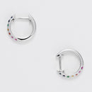 Blanc Pendientes "Colorful Love" - Oro 375/1000