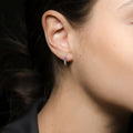 “Colorful Love” Earrings – 375/1000 White Gold