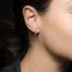 “Colorful Love” Earrings – 375/1000 White Gold