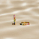 “Colorful Love” Earrings – Yellow Gold