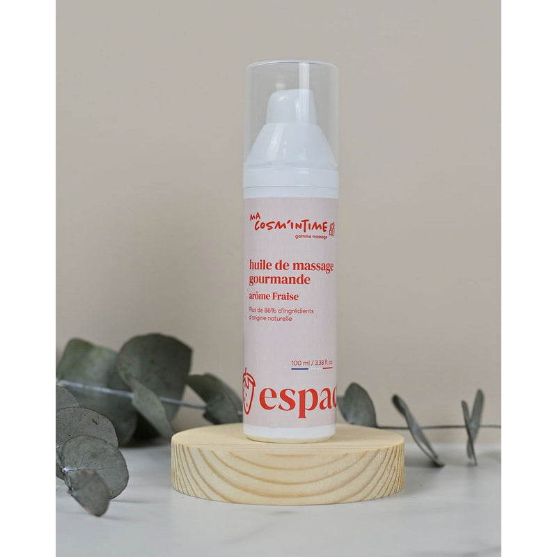 Huile De Massage Gourmande Fraise - 100Ml