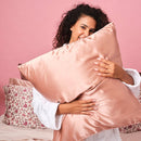 Taie d'oreiller 100% Pure Soie De Mûrier - Vieux Rose - 2 Tailles