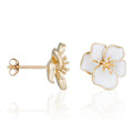 Orecchini "Orchidea" - Oro giallo 375/1000