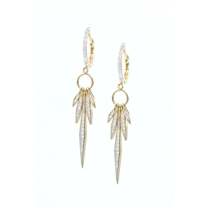 Boucles D'Oreilles "Nell" D0,21/76 - Or Jaune 375/1000
