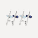 Boucles D'Oreilles "Céleste" D0,14/56 S0,36/4 Swbt 0,4/4