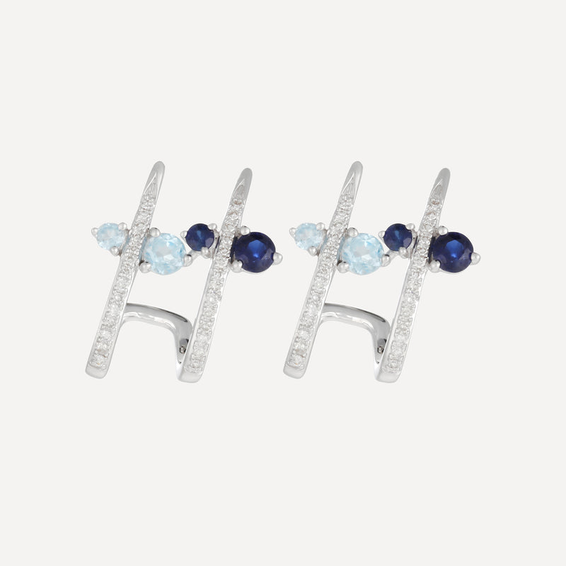 Boucles D'Oreilles "Céleste" D0,14/56 S0,36/4 Swbt 0,4/4
