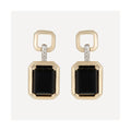 Pendientes “Negro Eterno” D0.02/8 Ba2.77/2