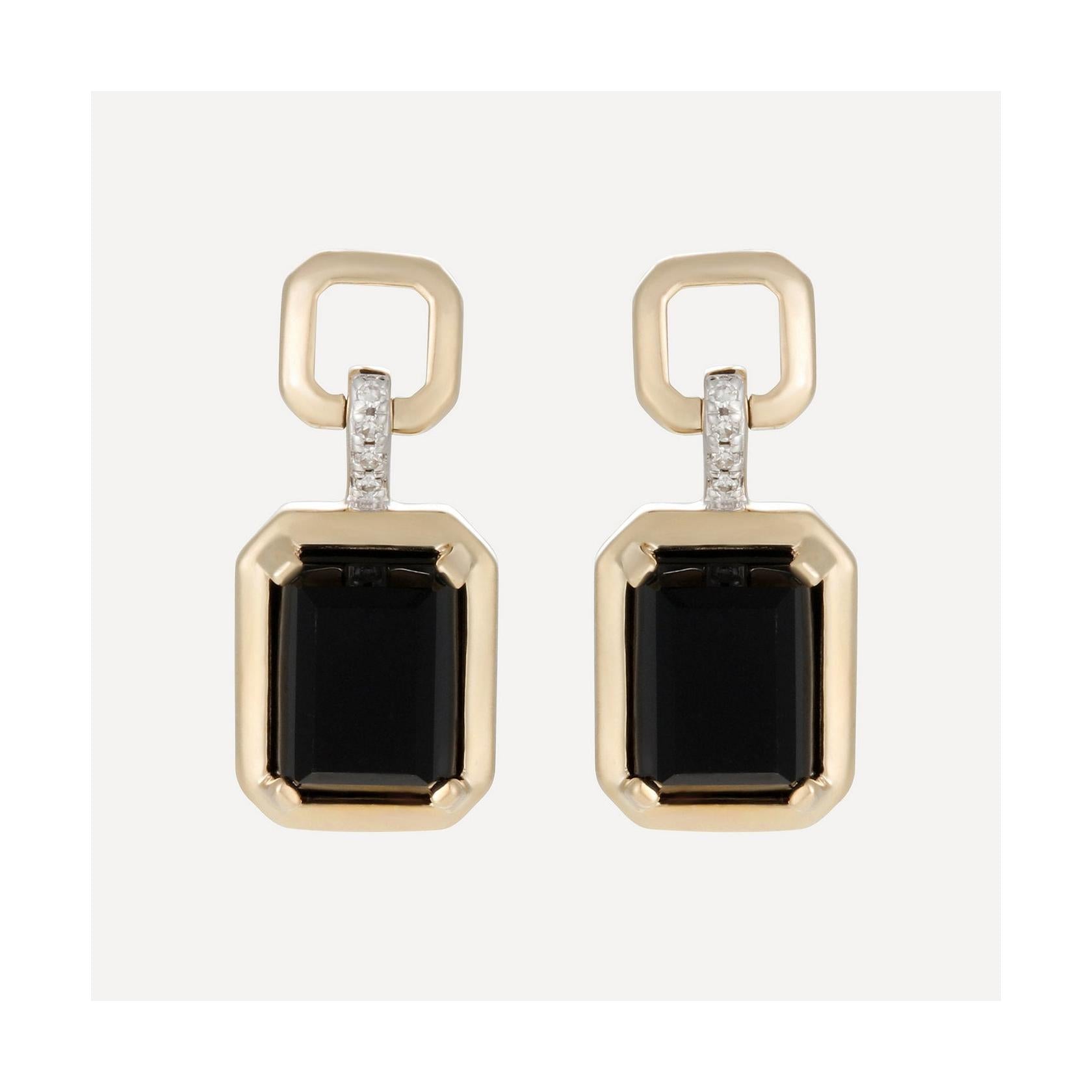 Pendientes “Negro Eterno” D0.02/8 Ba2.77/2