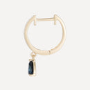 Boucles D'Oreilles "Saphir Éternel" D0,03/20 S0,64/2 - Or Jaune 375/1000