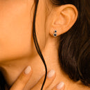 Boucles D'Oreilles "Inanna" D0,11/52 S0,42/4 - Or Blanc