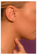 Boucles D'Oreilles "Puce 3Mm" - Or Jaune 375/1000