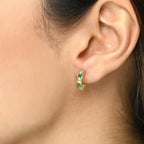 Boucles D'Oreilles "Greenarc" Or Jaune 375/1000