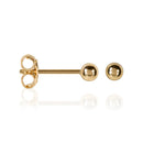 Pendientes “Puces 1Mm” – Oro Amarillo 375/1000
