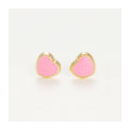 Boucles D'Oreilles Enfant "Joli Coeur" Or Jaune 375/1000