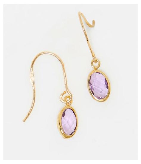 Pendientes "Rose Kai" Oro Amarillo 375/1000
