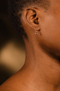 Boucles D'Oreilles "Rose Kai" Or Jaune 375/1000
