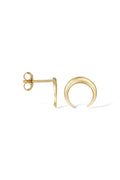 Boucles D'Oreilles "Demi Lune" Or Jaune 375/1000
