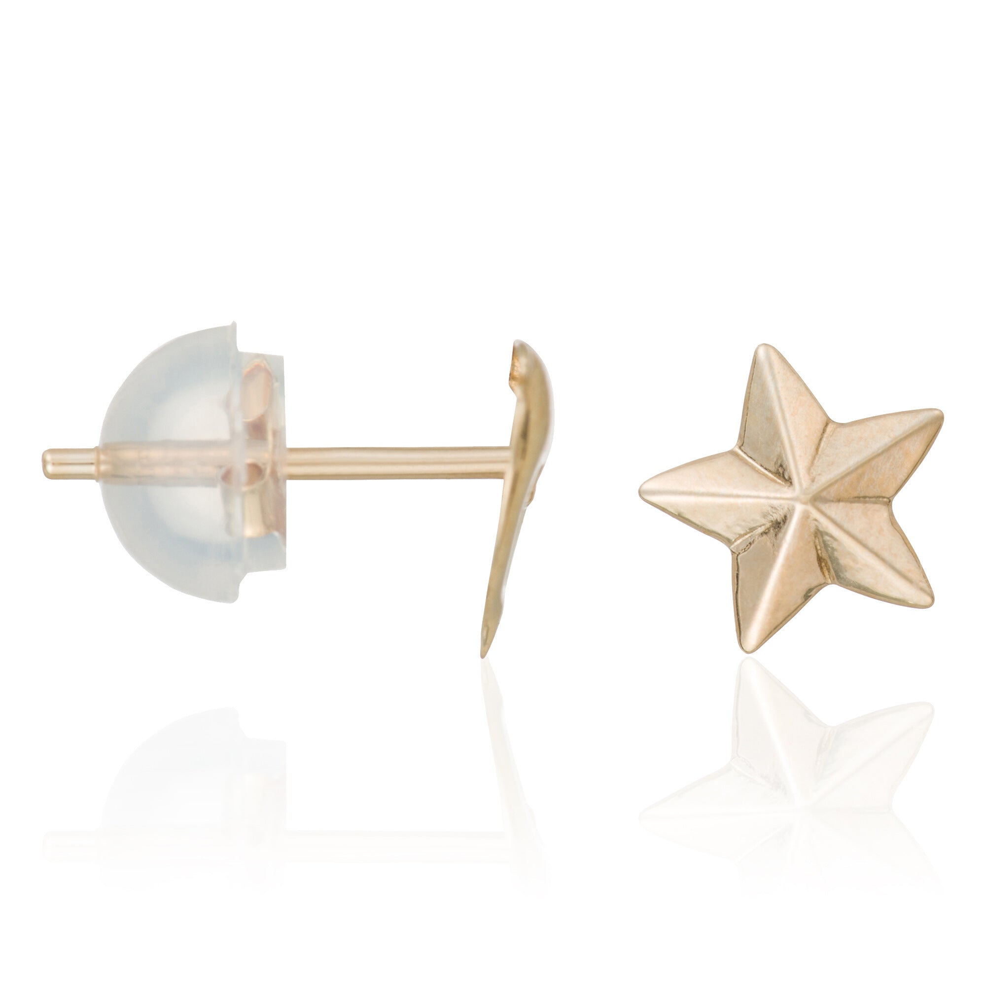 Boucles D'oreilles Enfant "Belle Étoile" Or Jaune 375/1000