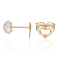 Pendientes Infantiles "Delfines Maravillosos" Oro Amarillo 375/1000
