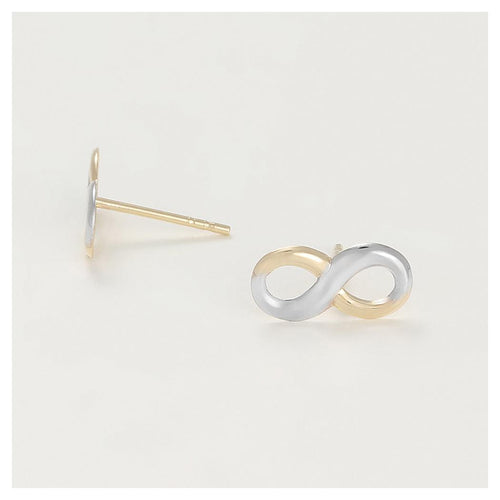 Boucles D'Oreilles "Infinity" Bicolore 375/1003
