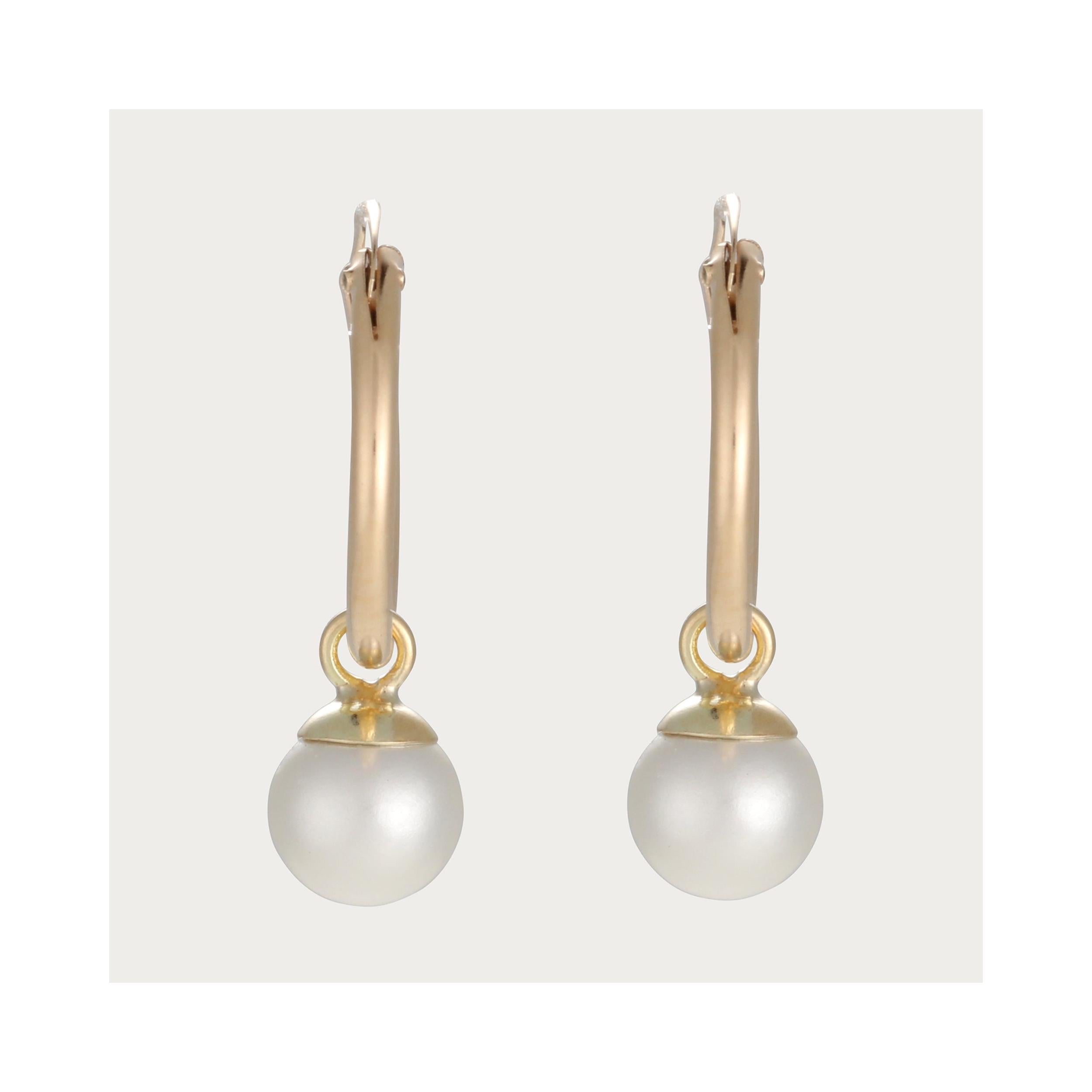 Boucles D'Oreilles "Isla Perla" Or Jaune 375/1000
