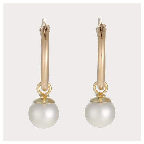 Boucles D'Oreilles "Isla Perla" Or Jaune 375/1000