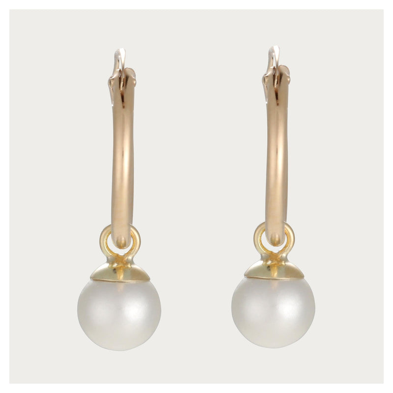 Boucles D'Oreilles "Isla Perla" Or Jaune 375/1000