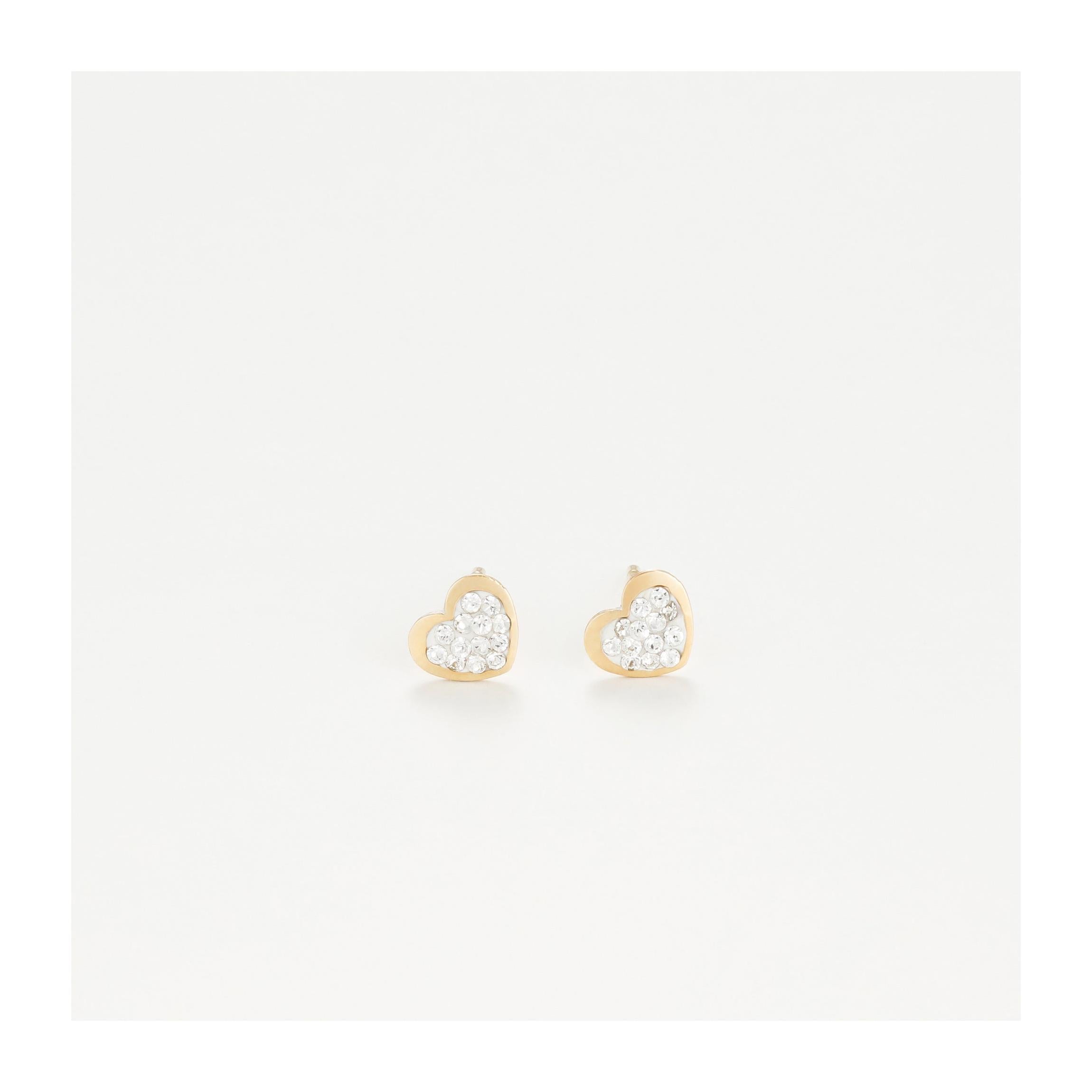 375/1000 Yellow Gold Children's Earrings