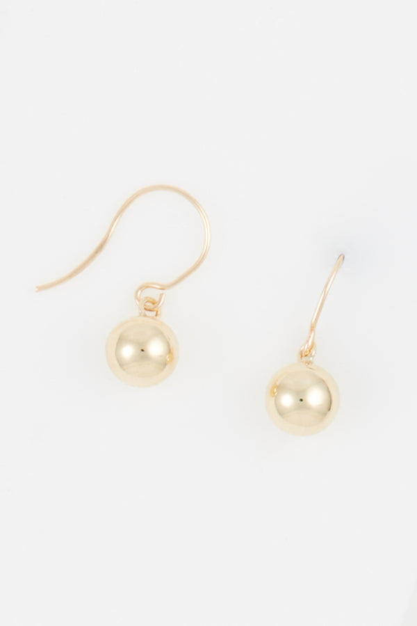 Ohrringe "Sevilla" 6 mm 375er Gelbgold