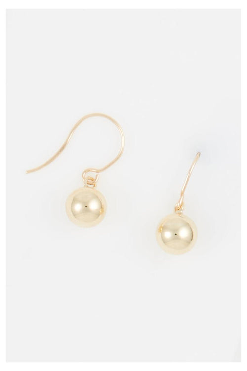 Boucles D'Oreilles "Sevilla" 6Mm Or Jaune 375/1000