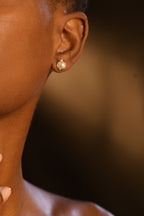 Boucles D'Oreilles "Barcelona" Or Jaune 375/1000 Et Perle