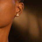 Boucles D'Oreilles "Barcelona" Or Jaune 375/1000 Et Perle
