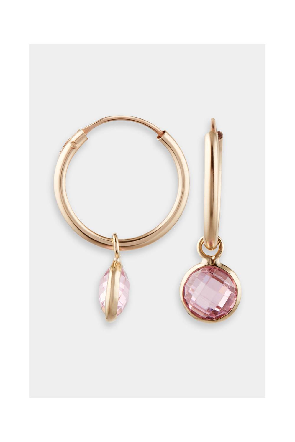 "Rosa" Earrings in 375/1000 Yellow Gold