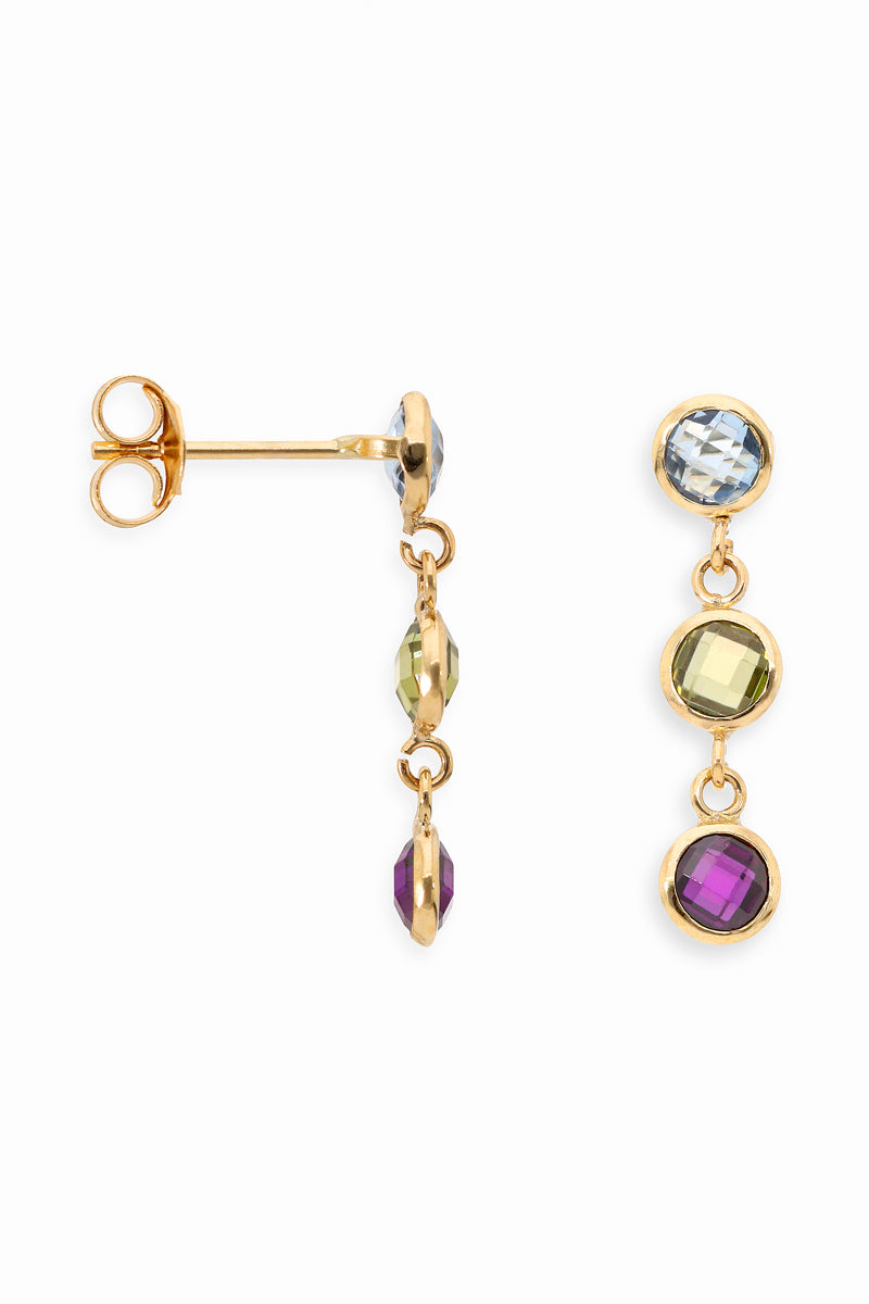 Boucles D'Oreilles "Precious" Or Jaune 375/1000