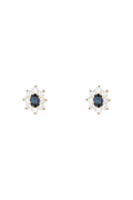 Pendientes "Margherite Saphir" Oro Amarillo 375/1000