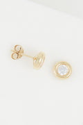 Pendientes Precious - Oro amarillo y circonio