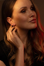 Boucles D'Oreilles "Puce Améthyste 4Mm" : 0,4Ct/2