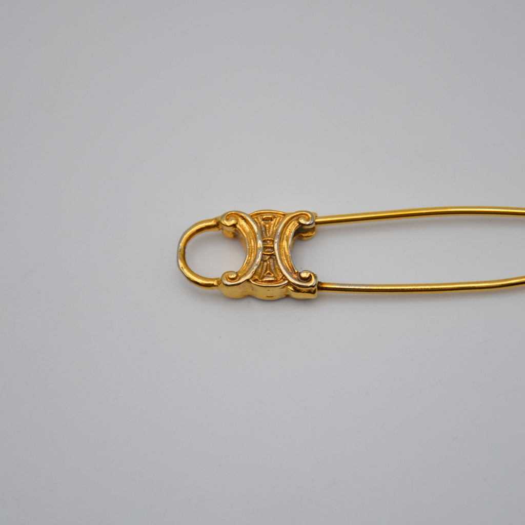 Broche Céline Alfiler Logo Triomphe