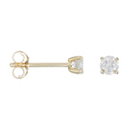Pendientes "Single diamond 0,20" Diamantes 0,20/2