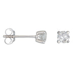 Boucles D'Oreilles "Single Diamond 0,40 Carat" Diamants 0,40/2