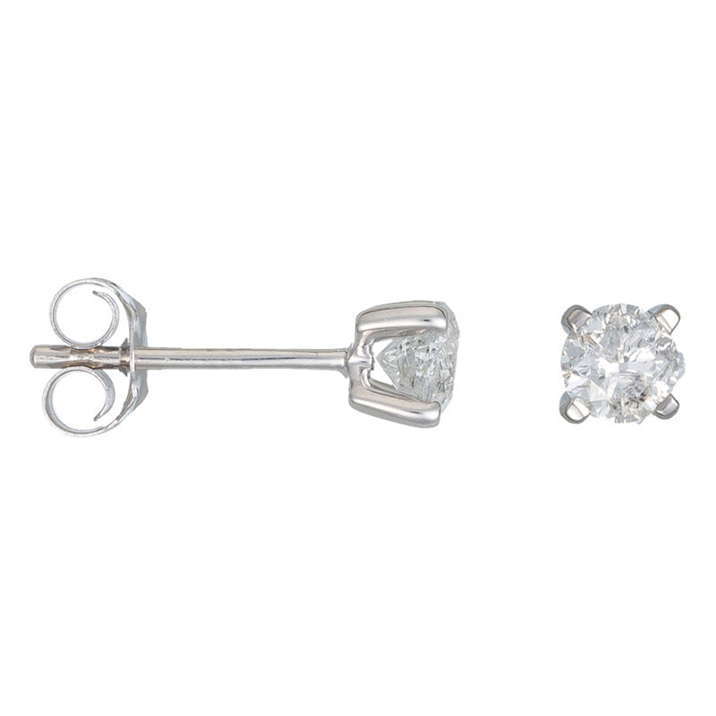 Boucles D'Oreilles "Single Diamond 0,40 Carat" Diamants 0,40/2