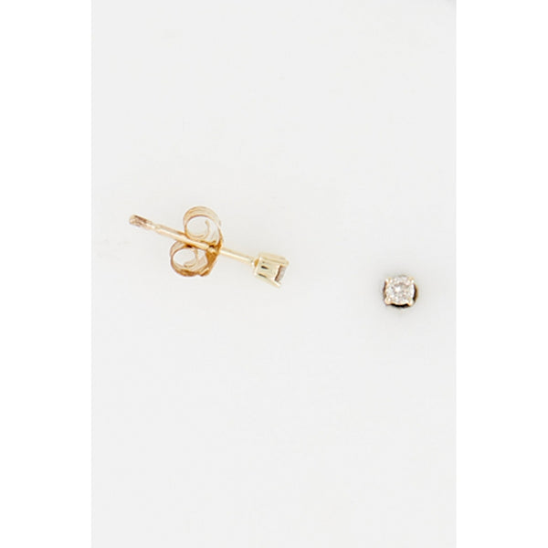 "Ilaria" diamond earrings D 0,07/2 - 375/1000 yellow gold