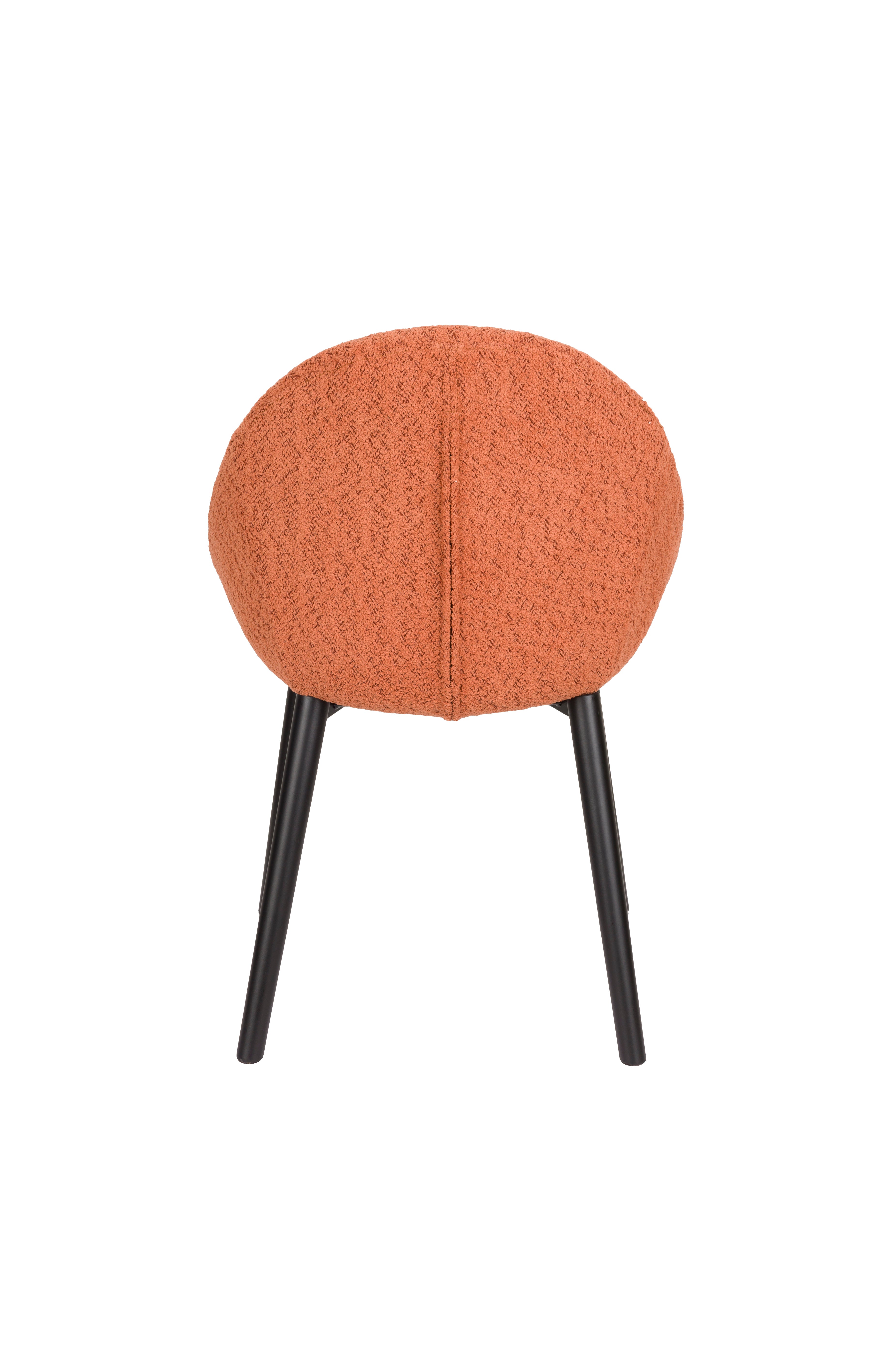 Fenna - Chair - Polyester - Terracotta Red