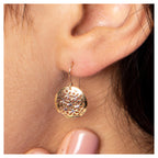 Boucles D'Oreilles "Dandelion" - Or Bicolore 375/1000